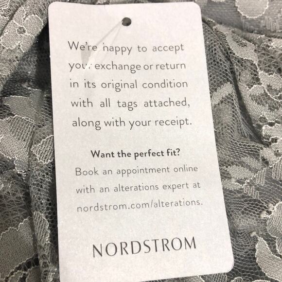 La Femme Platinum Portrait Neckline Lace Embellished Trumpet Gown 6 Style 27972 - Picture 8 of 10